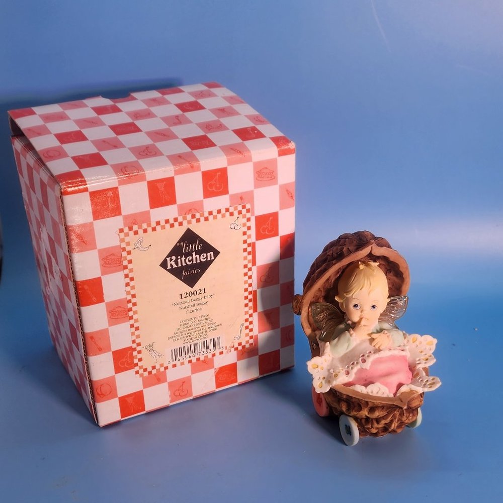 My Little Kitchen Fairies, Nutshell Buggy Figurine, 2004